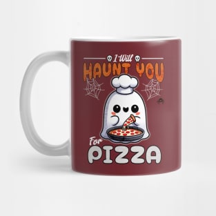 Pizza Chef Cute Ghost Mug